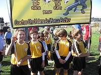 Elroy and his soccer team, the Golden Ninjas